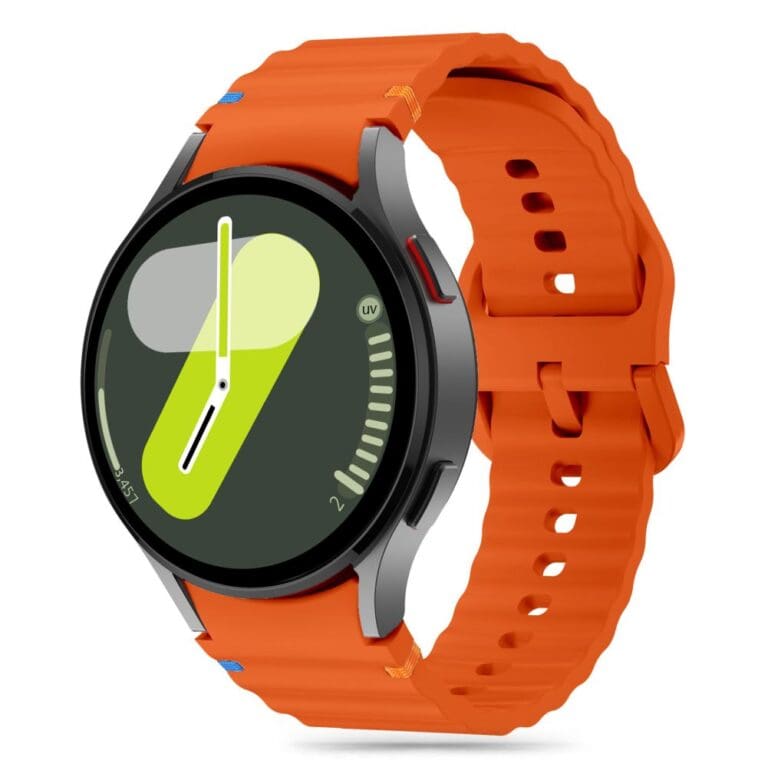 Tech-Protect Silicone Sport Samsung Galaxy Watch 4 / 5 / 5 Pro / 6 / 7 / Fe Orange