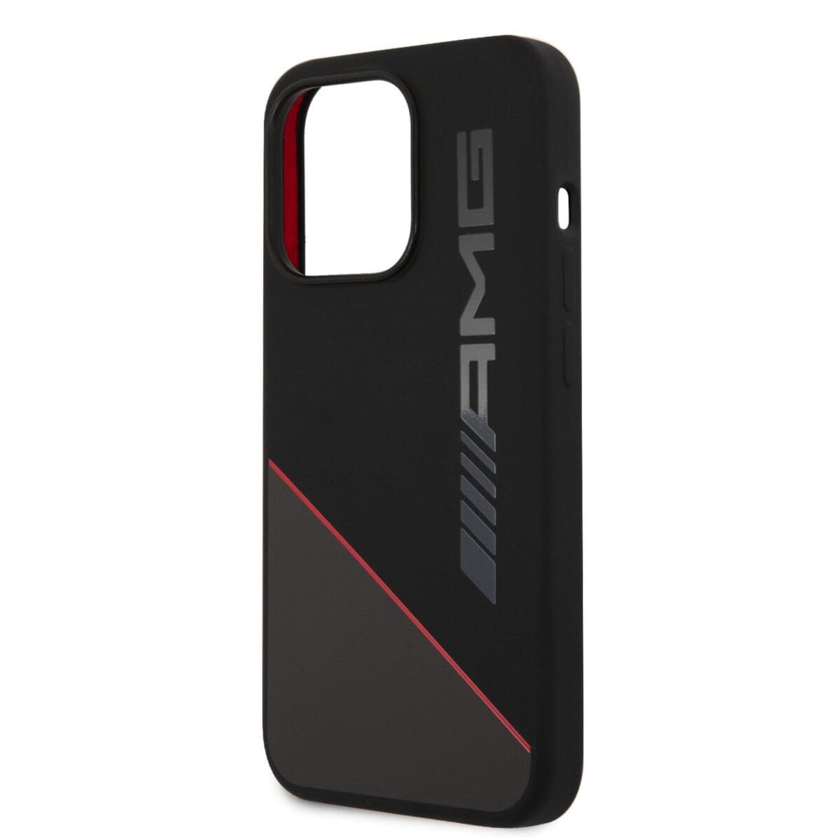 AMG Liquid Silicone Two Tone Black Kryt iPhone 14 Pro