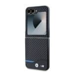 BMW M PU Carbon Blue Line Black Kryt Samsung Galaxy Z Flip 6