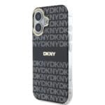 DKNY PC/TPU Repeat Pattern Tonal Stripe MagSafe Black Kryt iPhone 16