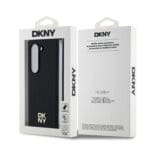 DKNY PU Leather Repeat Pattern Stack Logo MagSafe Black Kryt Samsung Galaxy Z Fold 6