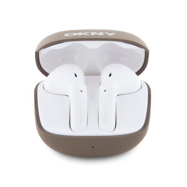 DKNY Satiny Finish TWS Wireless Headphones Brown