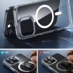 ESR Classic Hybrid Halolock MagSafe & Tempered Glass Clear iPhone 16 Pro