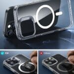 ESR Classic Hybrid Halolock MagSafe & Tempered Glass Clear iPhone 16 Pro Max