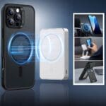 ESR Classic Hybrid Halolock MagSafe & Tempered Glass Frosted Black iPhone 16 Pro Max