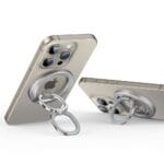 ESR Halolock Magnetic MagSafe Phone Ring Stand Titanium