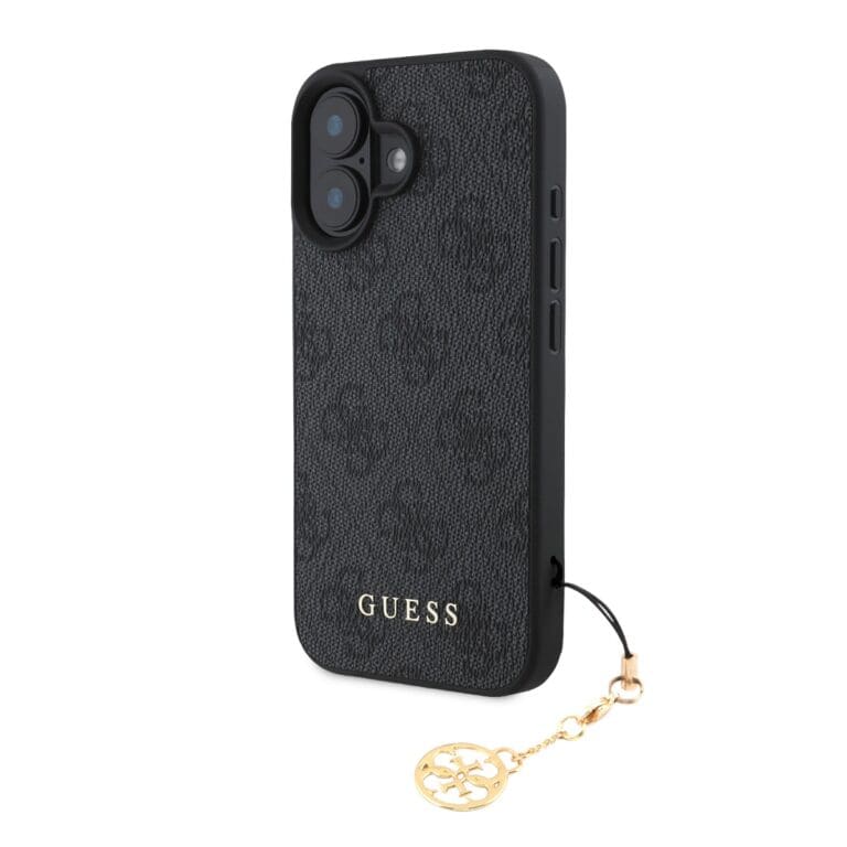 Guess 4G Charm Tone on Tone Grey Kryt iPhone 16 Plus