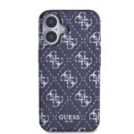 Guess IML Denim Effect MagSafe Dark Blue Kryt iPhone 16