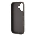Guess PU 4G Metal Logo Brown Kryt iPhone 16 Plus