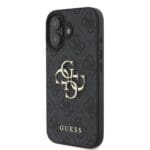 Guess PU 4G Metal Logo Grey Kryt iPhone 16