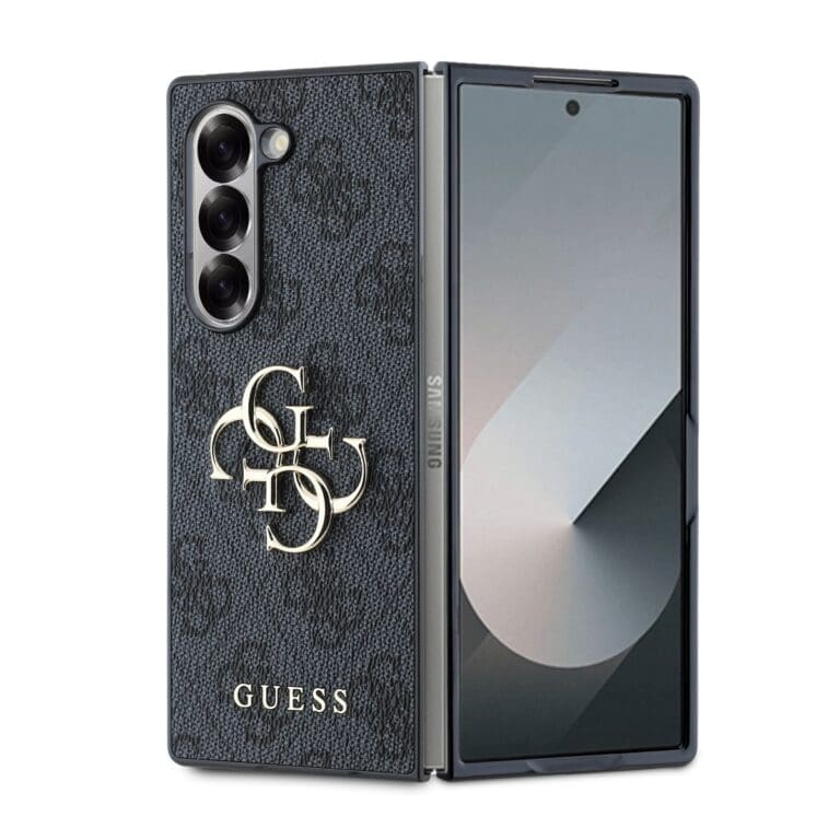 Guess PU 4G Metal Logo Grey Kryt Samsung Galaxy Z Fold 6