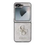 Guess PU 4G Metal Logo Pink Kryt Samsung Galaxy Z Flip 6