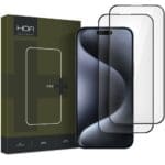 Hofi Glass Pro+ 2-Pack Black iPhone 16 Pro Max