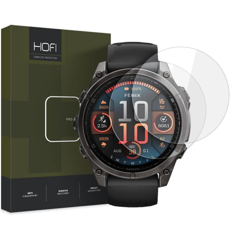 Hofi Glass Pro+ 2-Pack Garmin Fenix 8 (47 mm) Clear