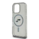 Karl Lagerfeld IML K&CH Heads Metal Frame MagSafe Black Kryt iPhone 16 Pro