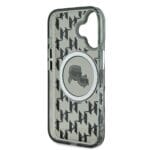 Karl Lagerfeld IML Monogram K&CH Heads MagSafe Black Kryt iPhone 16