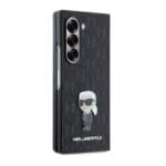 Karl Lagerfeld PU Saffiano Monogram Ikonik Black Kryt Samsung Galaxy Z Fold 6