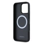 Lacoste Blend Monogram MagSafe Black Kryt iPhone 16 Pro
