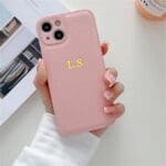 BHcase Camera Leather Monogram Pink Kryt iPhone 15 Pro