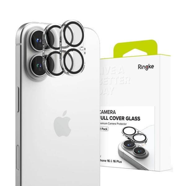 Ringke Camera Protector 2-Pack Clear iPhone 16/16 Plus