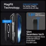 Spigen Core Armor Mag MagSafe Matte Black Kryt iPhone 16 Pro Max