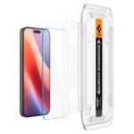 Spigen Glas.Tr ”Ez Fit” 2-Pack Clear iPhone 16 Pro