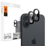 Spigen Optik Glas.Tr Camera Protector 2-Pack Black iPhone 16/16 Plus