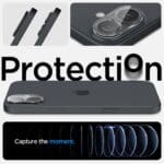 Spigen Optik Glas.Tr Camera Protector 2-Pack Crystal Clear iPhone 16/16 Plus