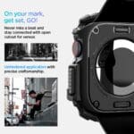 Spigen Rugged Armor Apple Watch 10 (42 mm) Matte Black