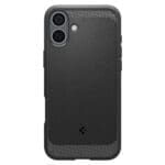 Spigen Rugged Armor Mag MagSafe Matte Black Kryt iPhone 16