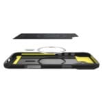 Spigen Rugged Armor Mag MagSafe Matte Black Kryt iPhone 16