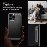 Spigen Rugged Armor Mag MagSafe Matte Black Kryt iPhone 16 Pro