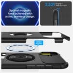 Spigen Slim Armor Mag MagSafe Black Kryt iPhone 16