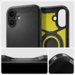 Spigen Tough Armor Mag MagSafe Black Kryt iPhone 16