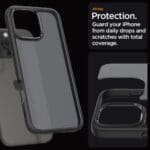 Spigen Ultra Hybrid Frost Black Kryt iPhone 16 Pro