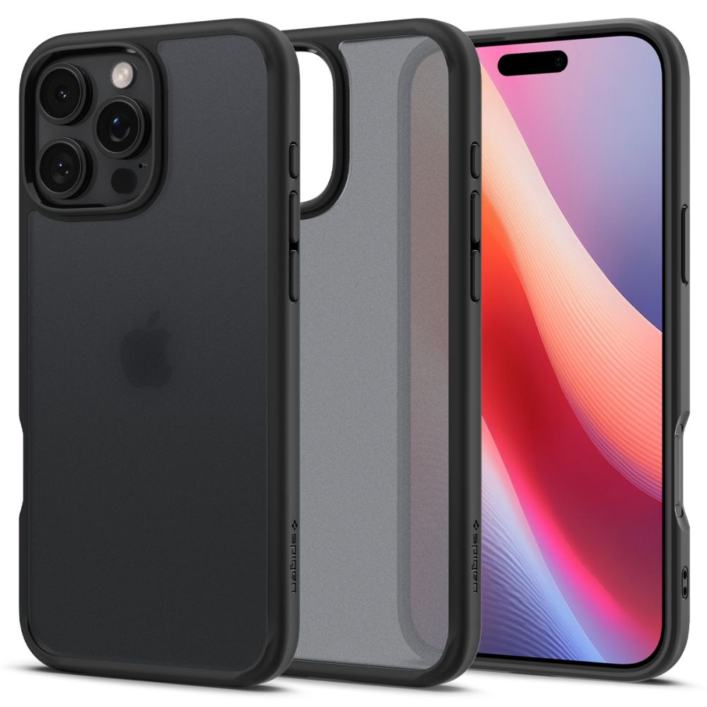 Spigen Ultra Hybrid Frost Black Kryt iPhone 16 Pro