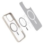 Spigen Ultra Hybrid Mag MagSafe Frost Natural Titanium Kryt iPhone 16 Pro Max
