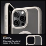 Spigen Ultra Hybrid Mag MagSafe Frost Natural Titanium Kryt iPhone 16 Pro Max
