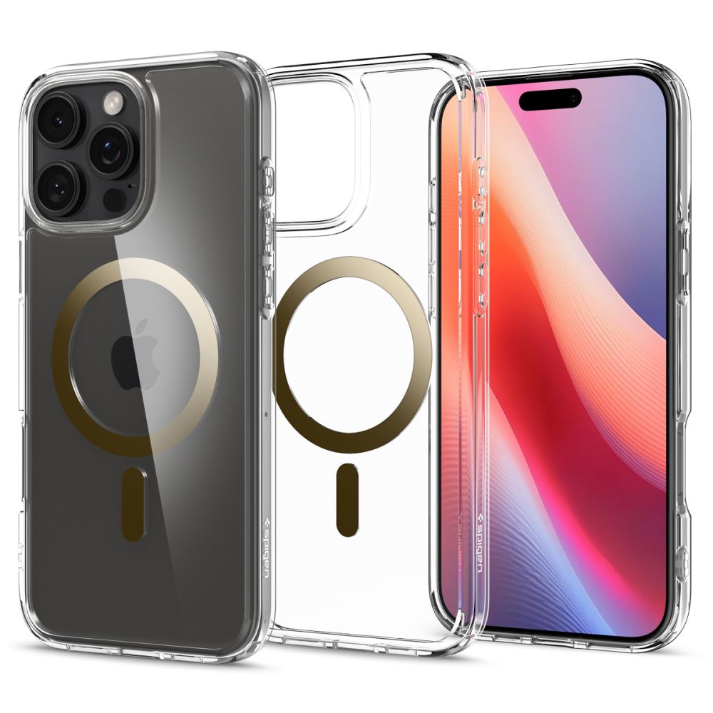 Spigen Ultra Hybrid Mag MagSafe Gold Kryt iPhone 16 Pro