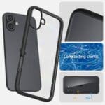 Spigen Ultra Hybrid Matte Black Kryt iPhone 16