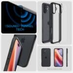 Spigen Ultra Hybrid Matte Black Kryt iPhone 16