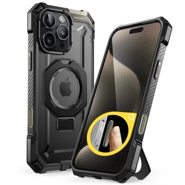 Supcase Ub Grip Mag MagSafe Black Kryt iPhone 16 Pro