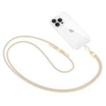 Tech-Protect C2S Rope Crossbody Strap Beige/Gold