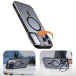Tech-Protect Magstand MagSafe Matte Black Kryt iPhone 15 Pro