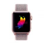 Tech-Protect Nylon Apple Watch SE/11/10/9/8/7/6/5/4/3 (42/41/40/38mm) Pink Sand