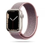Tech-Protect Nylon Apple Watch SE/11/10/9/8/7/6/5/4/3 (42/41/40/38mm) Pink Sand