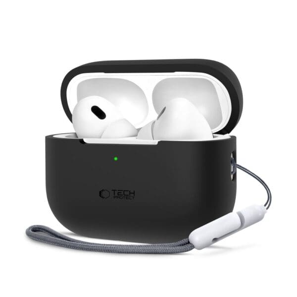 Tech-Protect Silicone Black Kryt AirPods Pro 1/2