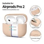 Tech-Protect Silicone Caffe Latte Kryt AirPods Pro 1/2