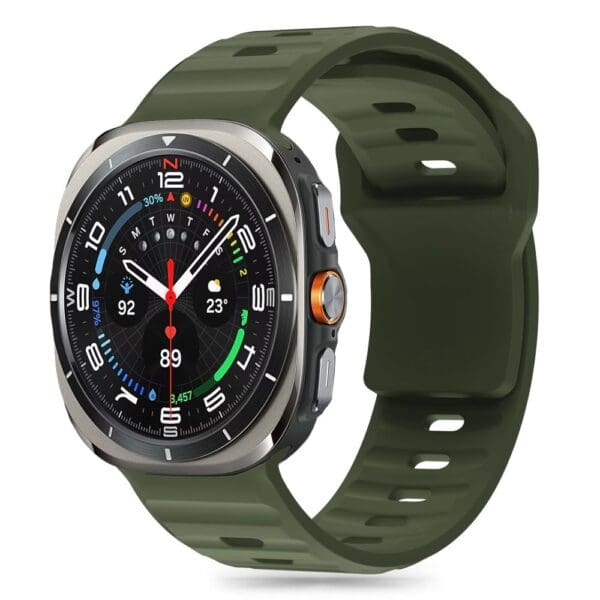 Tech-Protect Silicone Line Samsung Galaxy Watch Ultra (47 mm) Olive Green