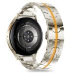 Tech-Protect Stainless Line Samsung Galaxy Watch 4 / 5 / 5 Pro / 6 / 7 / Fe Titanium/Orange